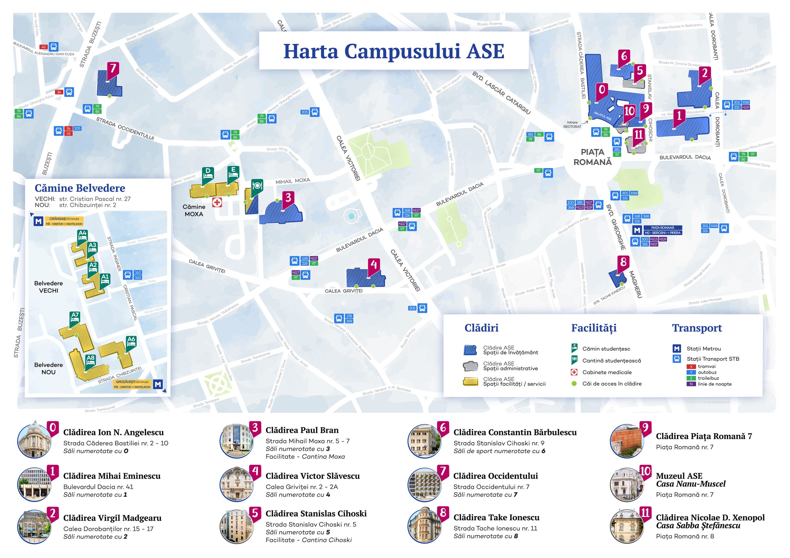 Map of ASE buildings